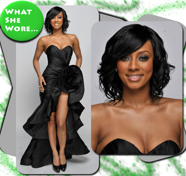 Singer Keri Hilson looked absolutely stunning at the 41st NAACP Image Awards