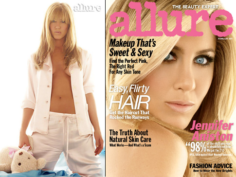 Jennifer Aniston In Allure Magazine. Home gt; Jennifer Aniston covers